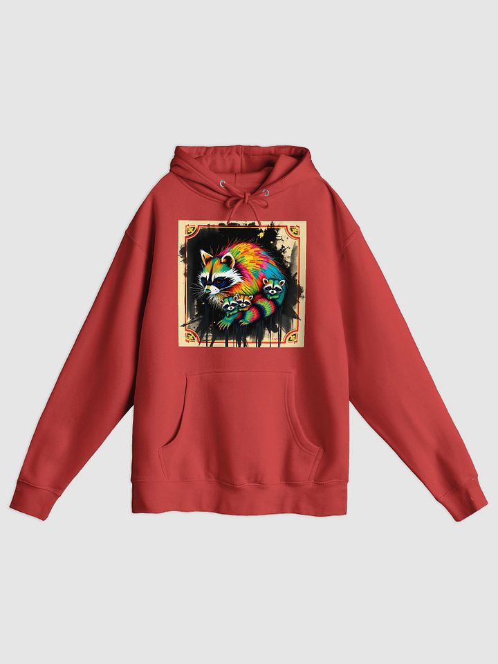 mama Raccoon and her babies, Cozy Comfort Unisex Hoodie product image (1)