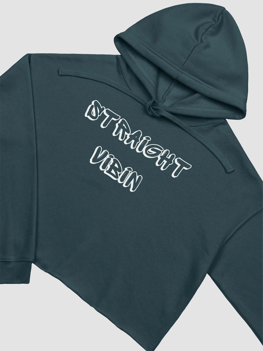 STRAIGHT VIBIN CROP HOODIE product image (18)