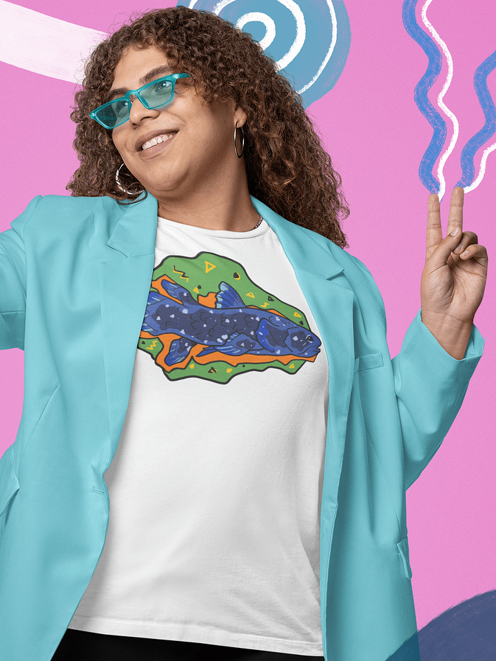 Vaporcoelacanth unisex supersoft t-shirt product image (1)