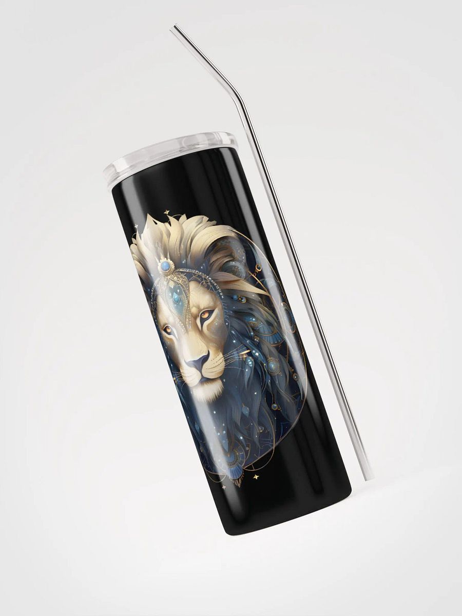 Embrace Leo's Majesty with our Eco-Friendly Zodiac Stainless Steel Tumbler! product image (3)