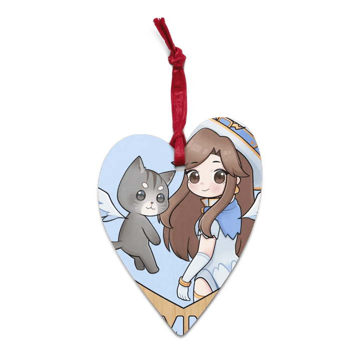 Heart Wooden Ornament product image (1)
