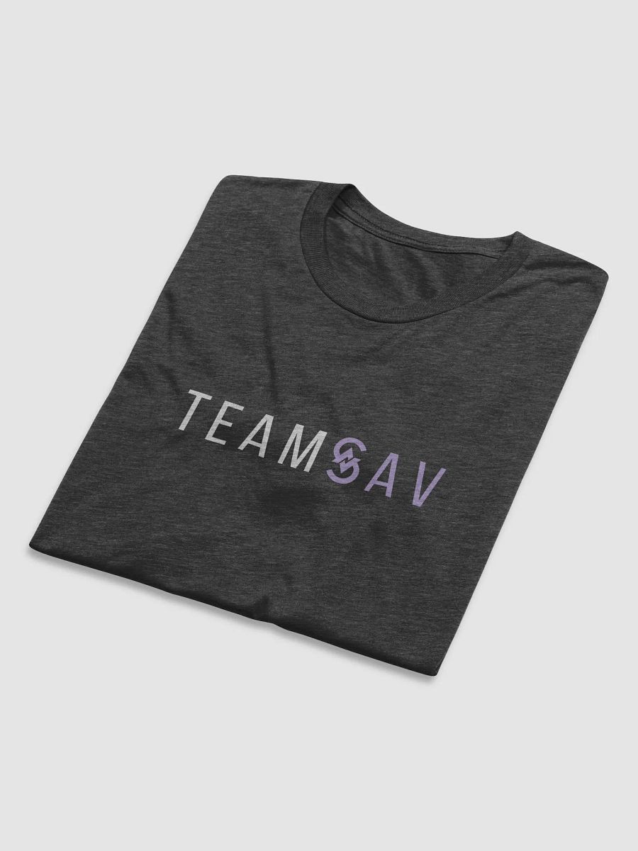 TeamSav Shirt (Unisex)- White + Purple Logo product image (15)