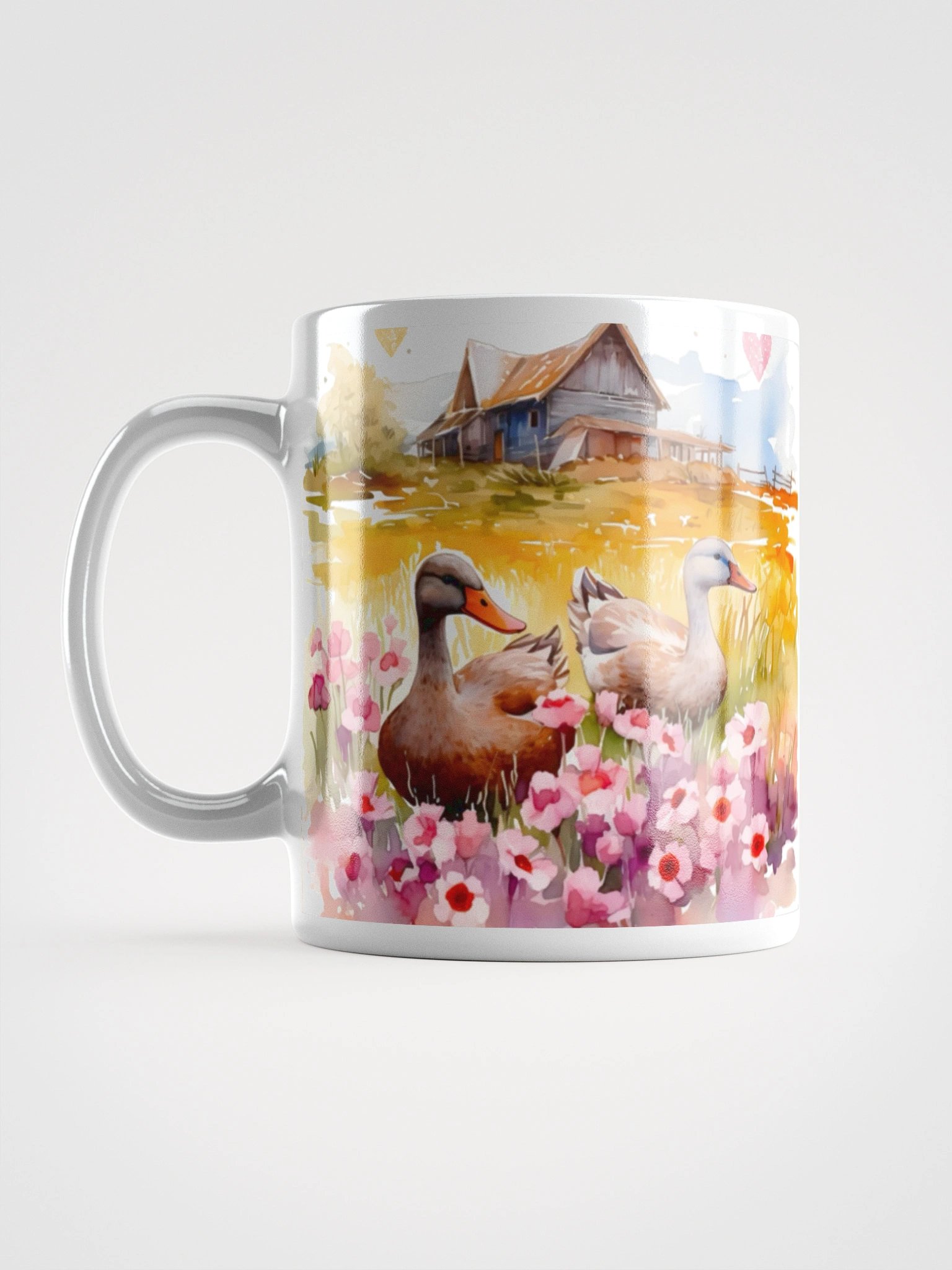 Meadow of Joy White Glossy Mug product image (1)