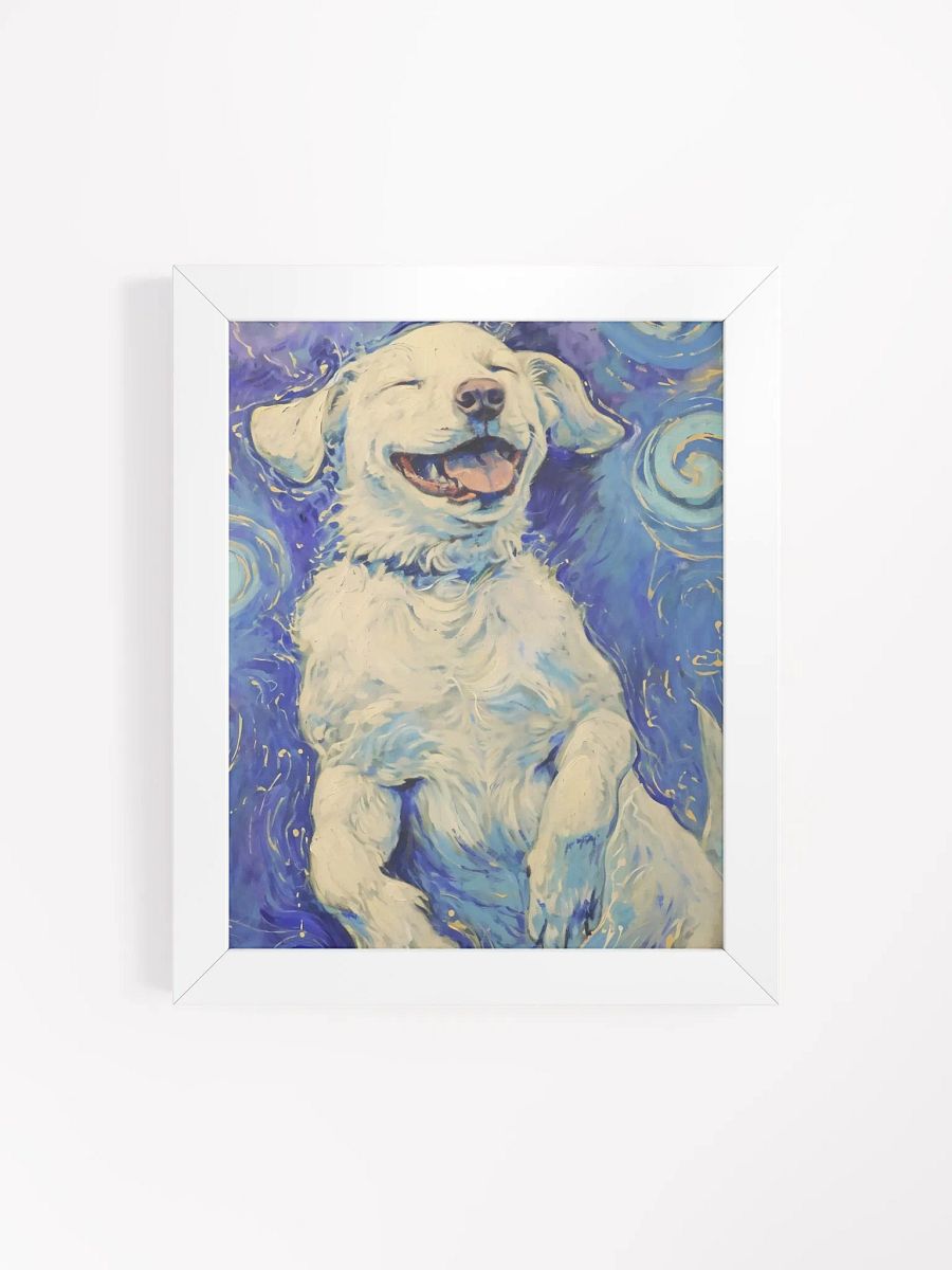 Whimsical Van Gogh Inspired Dog Poster product image (4)