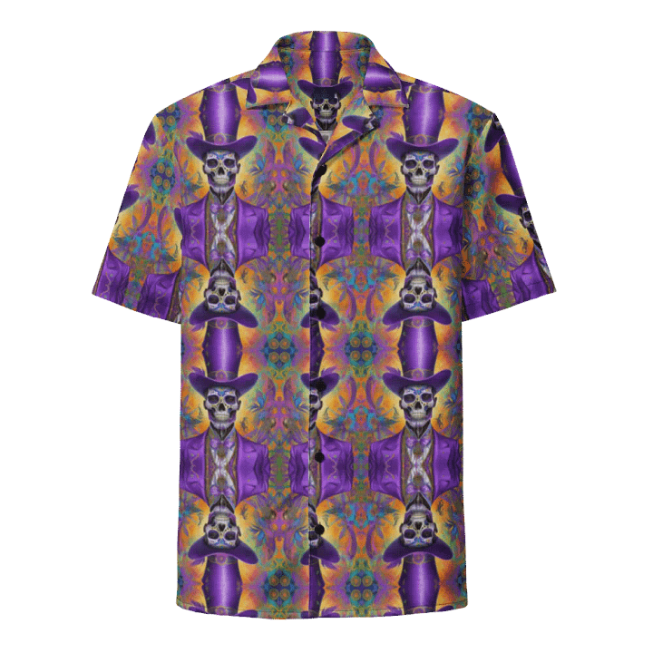 Psychedelic Skeletons Hawaiian Shirt product image (1)