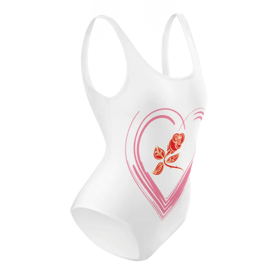 Golden Rose Heart All-Over Swimsuit product image (12)