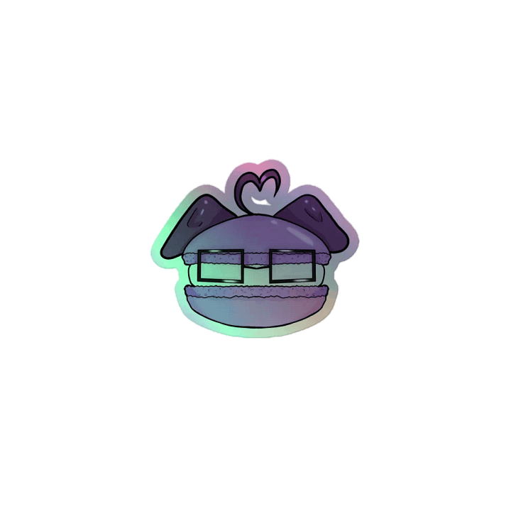Holographic Macaron Sticker product image (1)