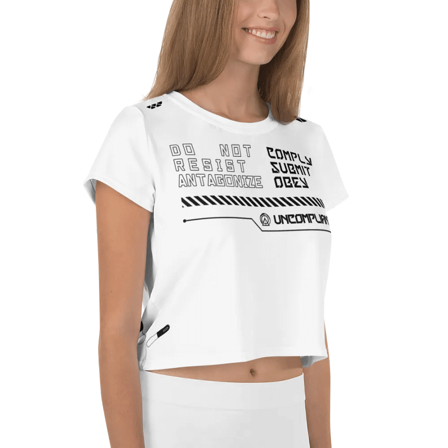 The Statement Crop Top - White product image (3)