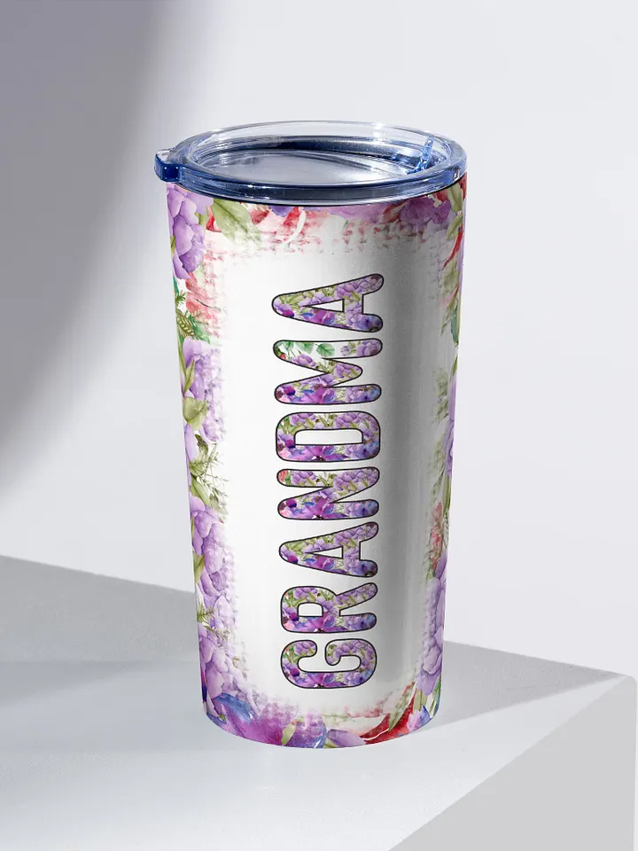 Grandma Tumbler Gift from Grandkids for Mothers Day Gift, Best Grandma Gift Cute Grandma Travel Cup Grandkids Gift product image (2)