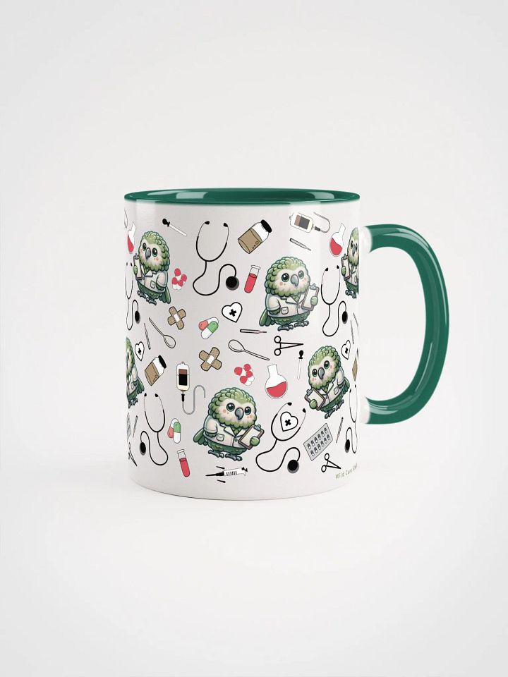 Cute Medical Coat Kakapo Ceramic Mug product image (16)