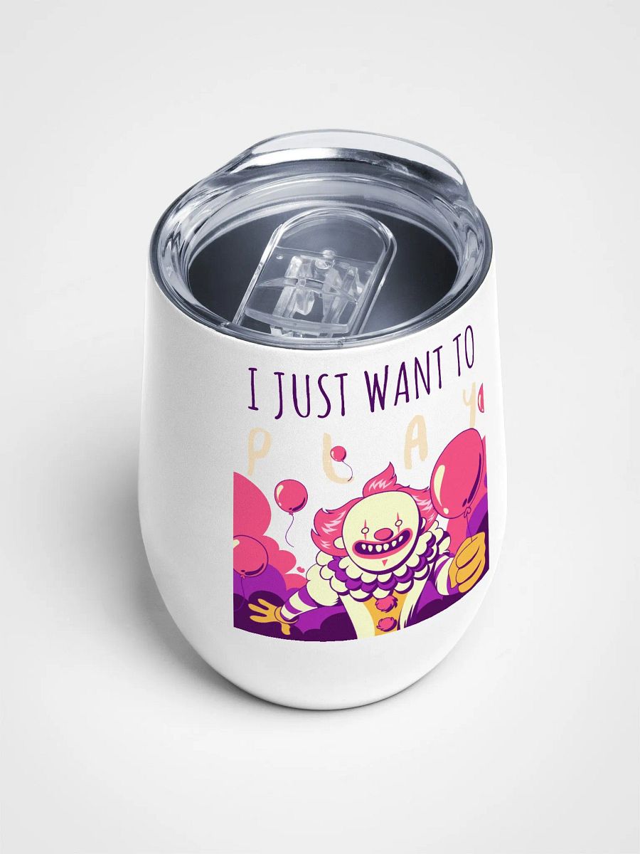 Whimsical Clown Wine Tumbler product image (4)