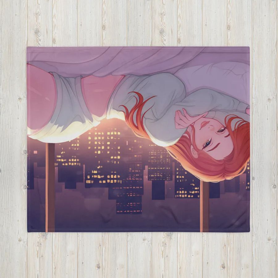 Cuddly Cityscape Throw Blanket product image (4)