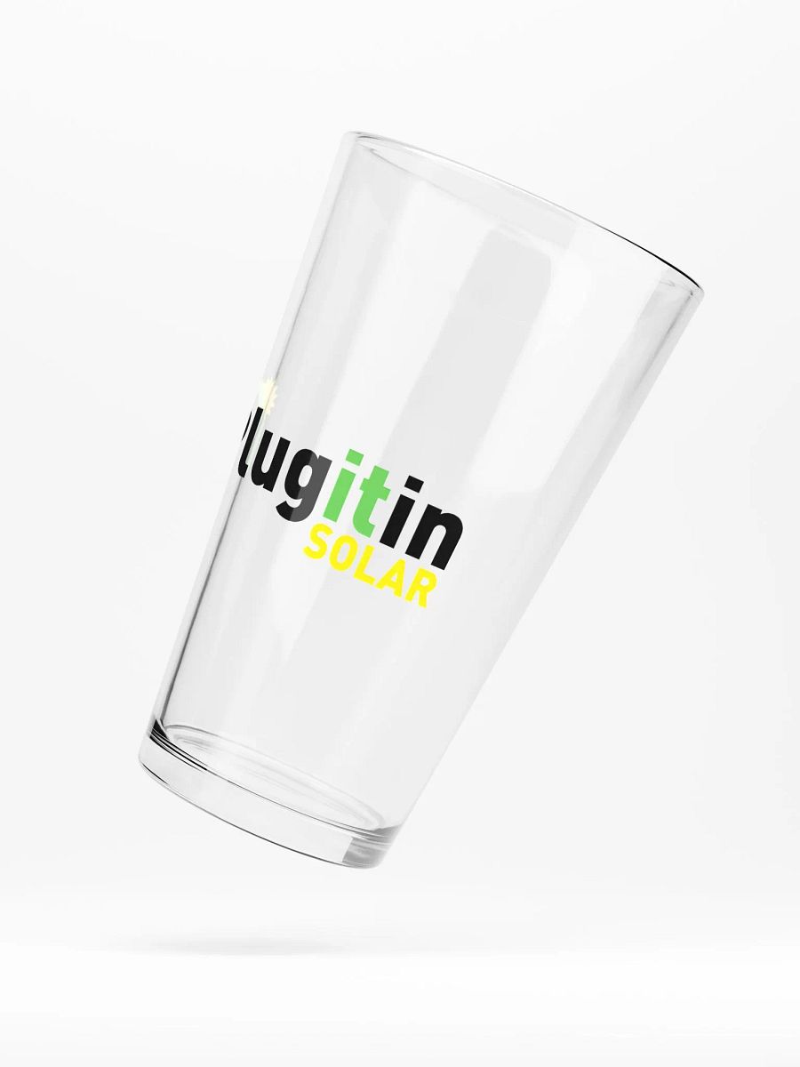 Plug It In Solar High-Quality Shaker Pint Glass product image (3)