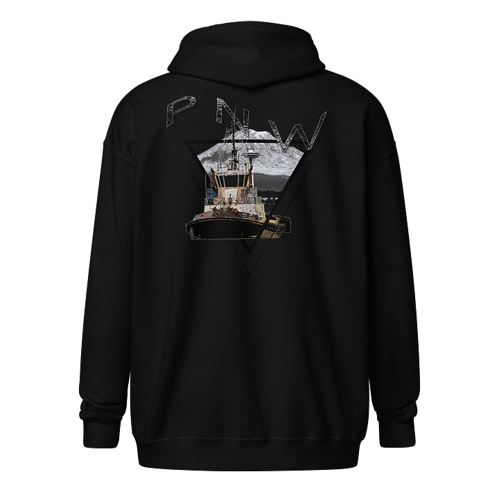 Copy of Copy of Triangle-Mt Raine- PNW Tug Chief Zip Hoodie product image (1)