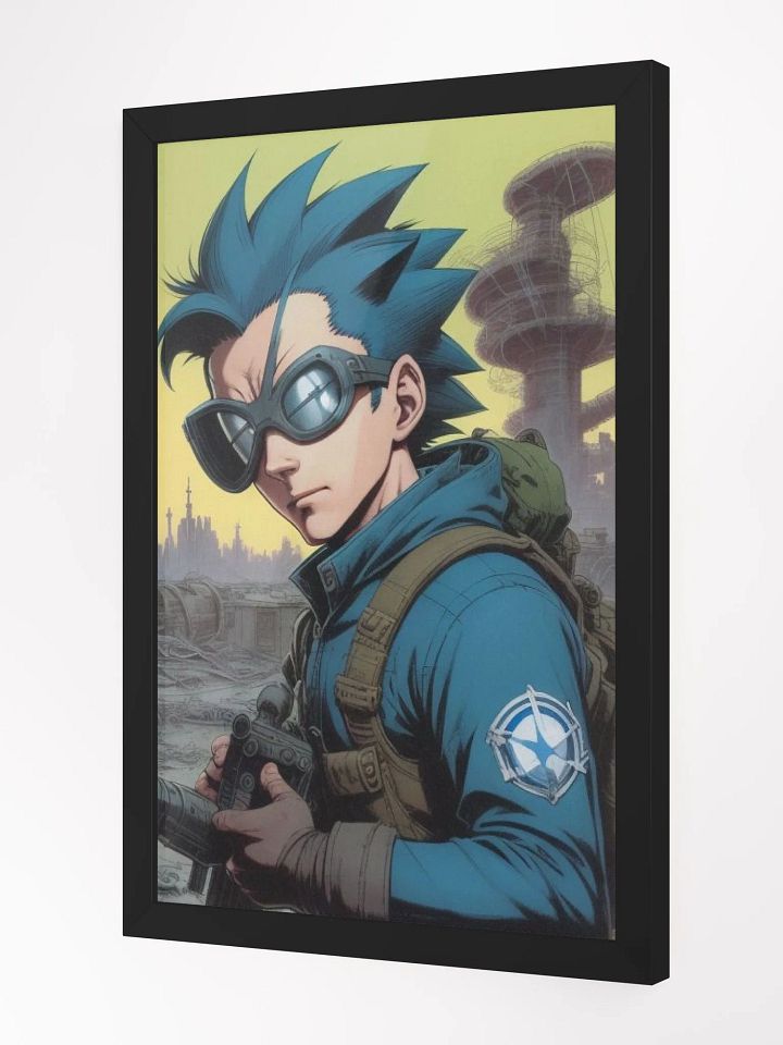 Sonic Slav in the Zone (framed poster) product image (2)