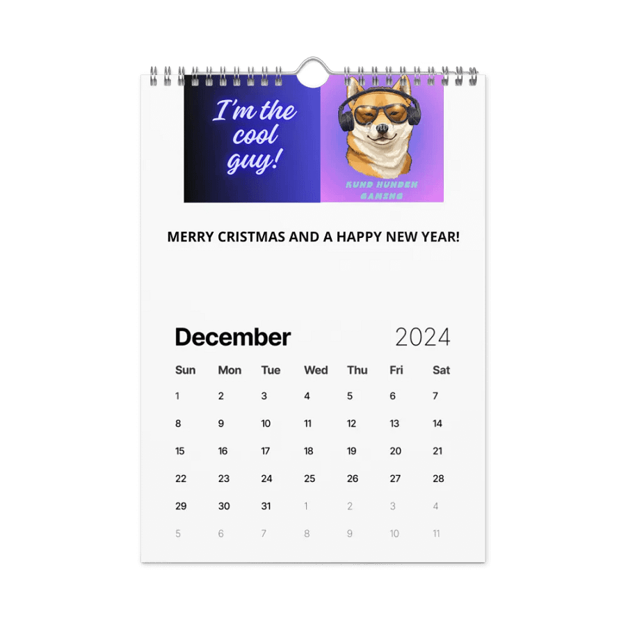 Shiba Inu Gaming Vibes 2024 Calendar product image (11)