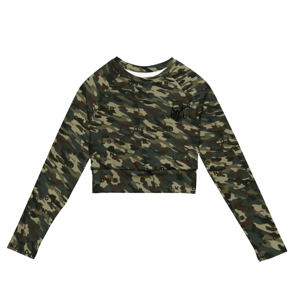 I Love DNB Camo Crop Top product image (4)