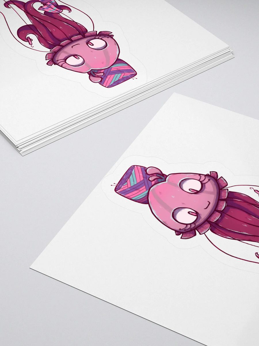 Crafty Crochet Jellyfish Sticker! product image (10)