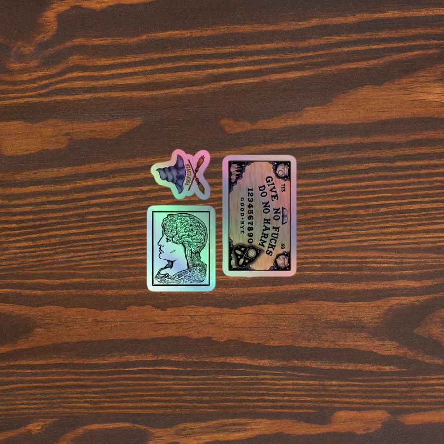 Witchy Academia Holographic Sticker Set product image (5)