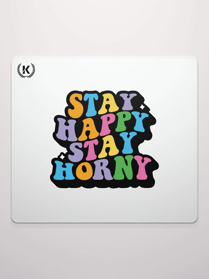 Stay Happy Gaming mouse pad product image (2)