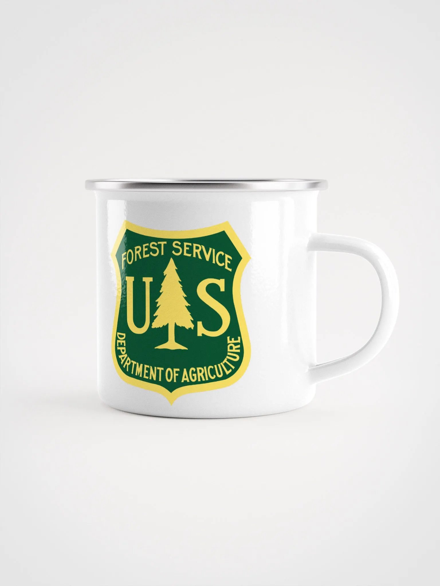 "Forest Service" Enamel Mug product image (1)