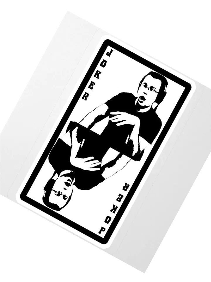 Joker's Wild Vinyl Sticker product image (2)