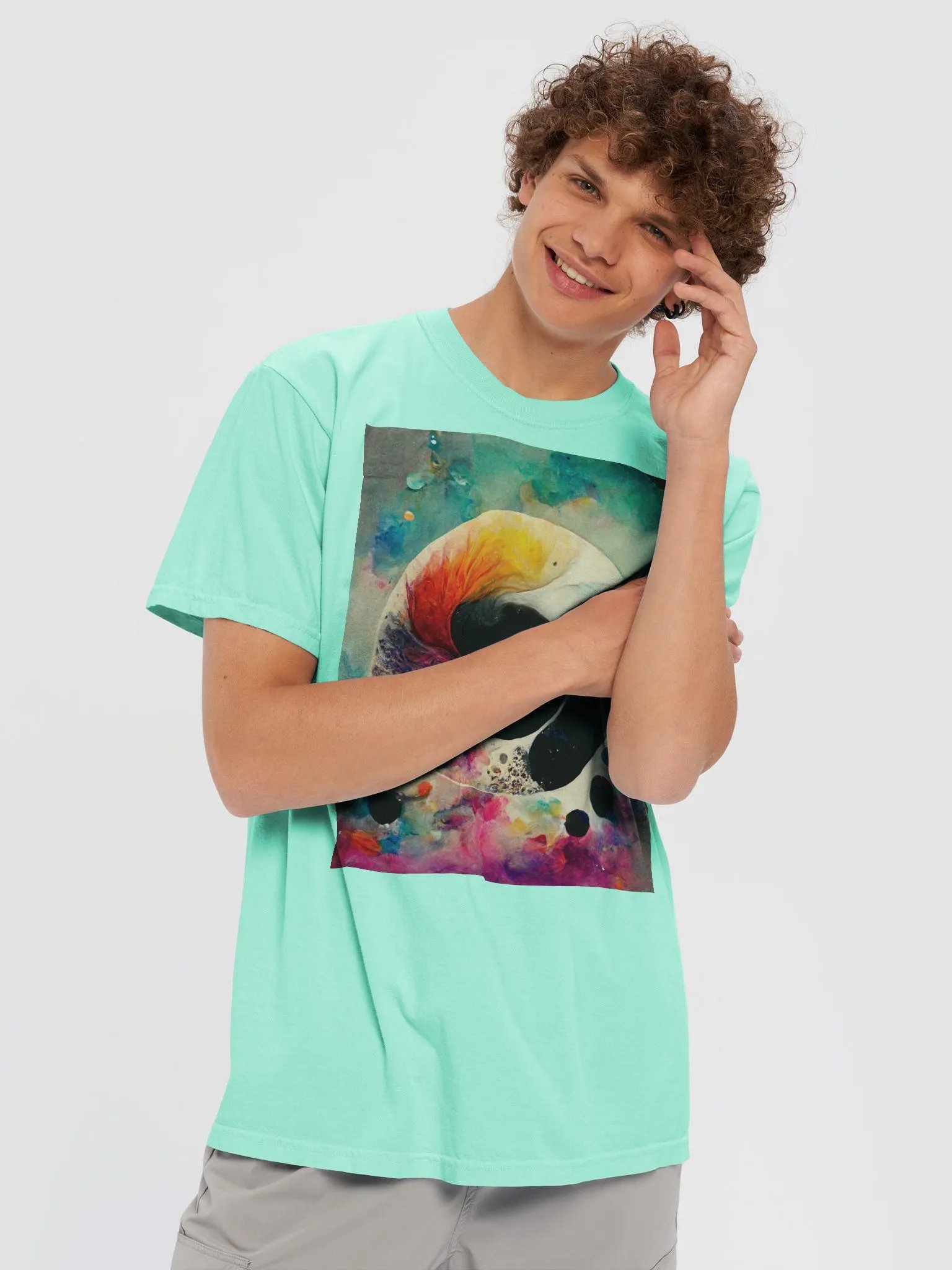 Ultra-Soft Comfort: Garment-Dyed Cotton Tee product image (5)
