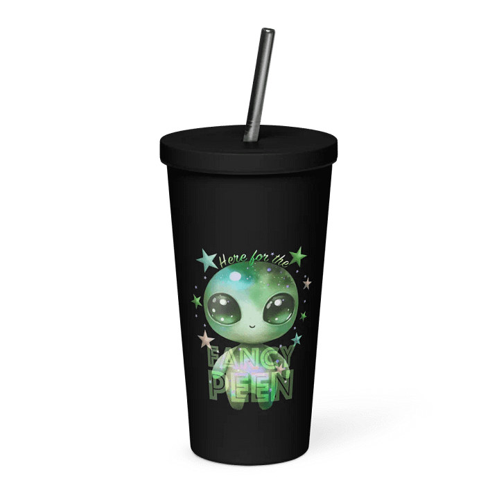 Fancy Alien Insulated Tumbler (Green Dude) product image (1)
