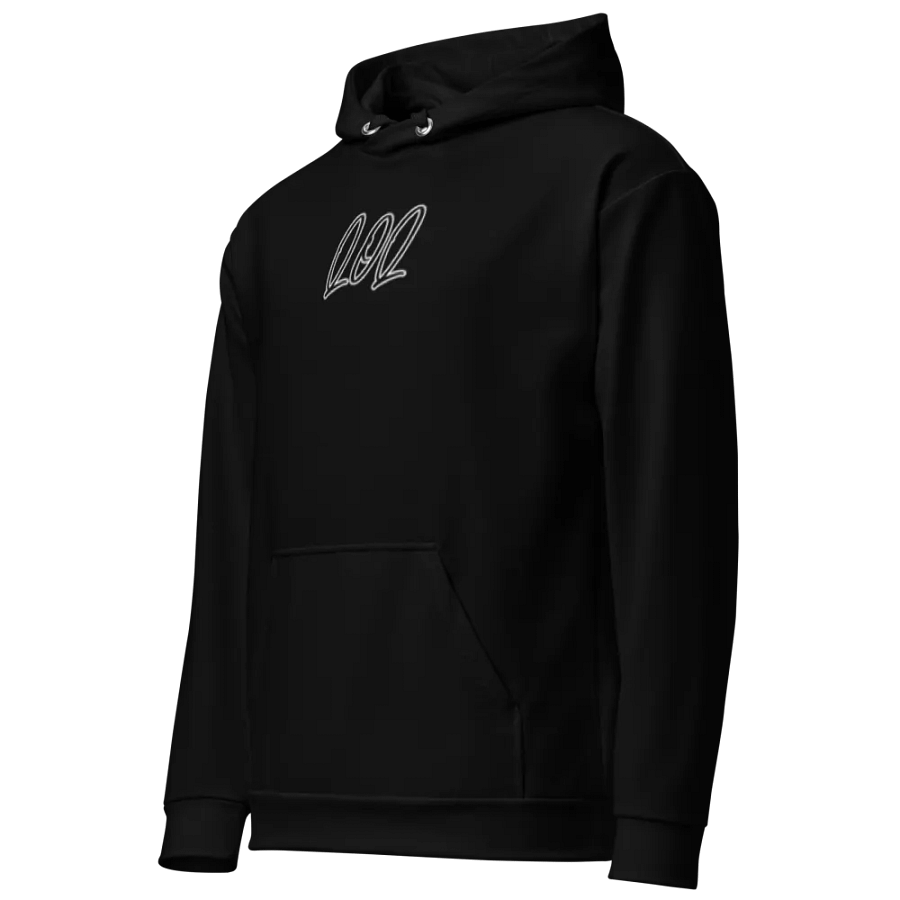 QOQ/Logo Hoodie (Black) product image (2)