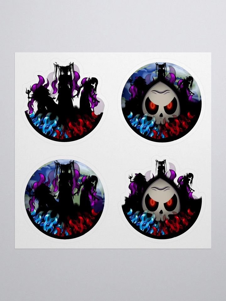 4-Pack Large Dawn of Death & First Sisters Stickers product image (1)