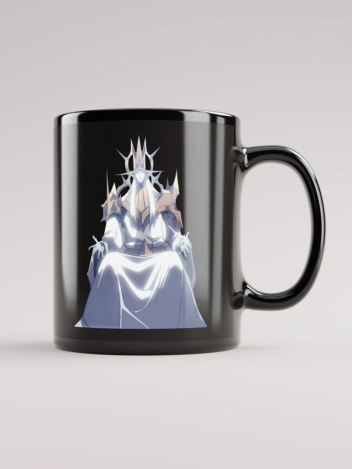 Solo Leveling: The Absolute Being Design Black Glossy Mug product image (1)