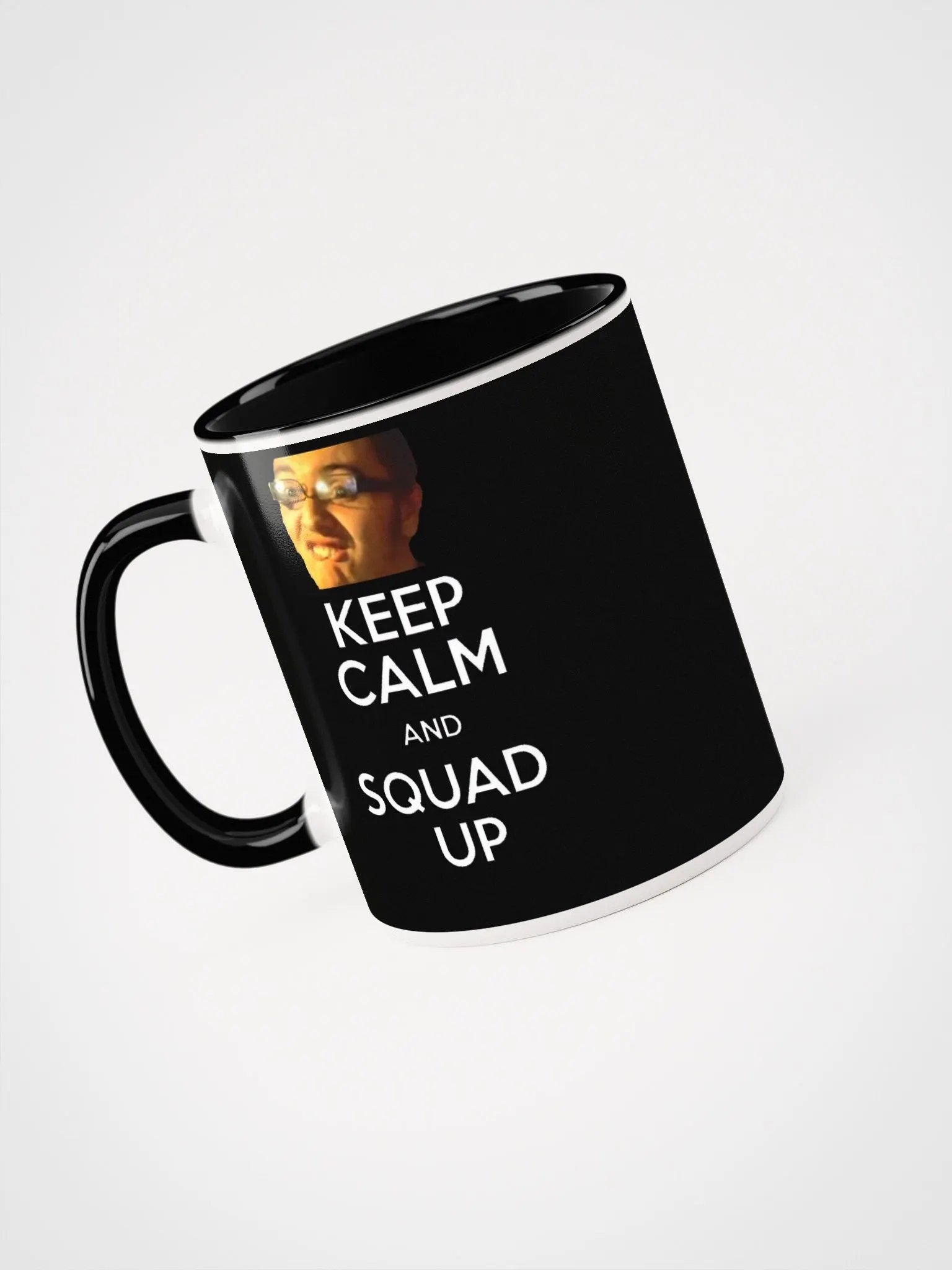 Keep Calm & Squad Up Mug (Black) product image (3)