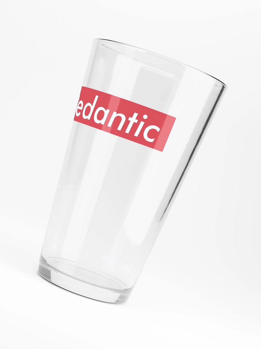 Pedantic Pint Glass product image (6)