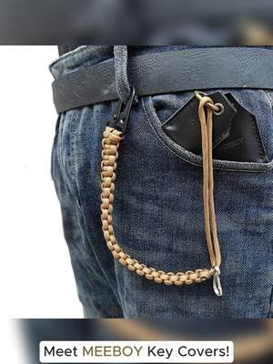 leather key sleeve cover#keychain #key #keyholder #keycover 