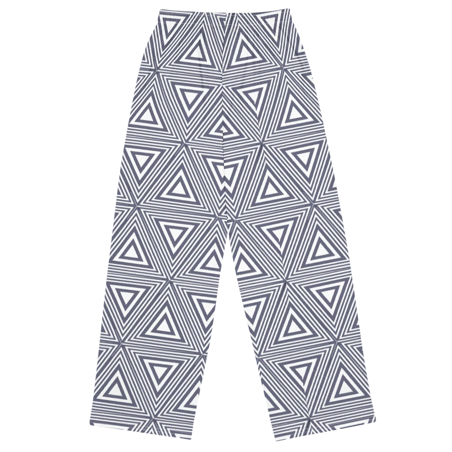 Gray Triangles Wideleg Pants product image (1)