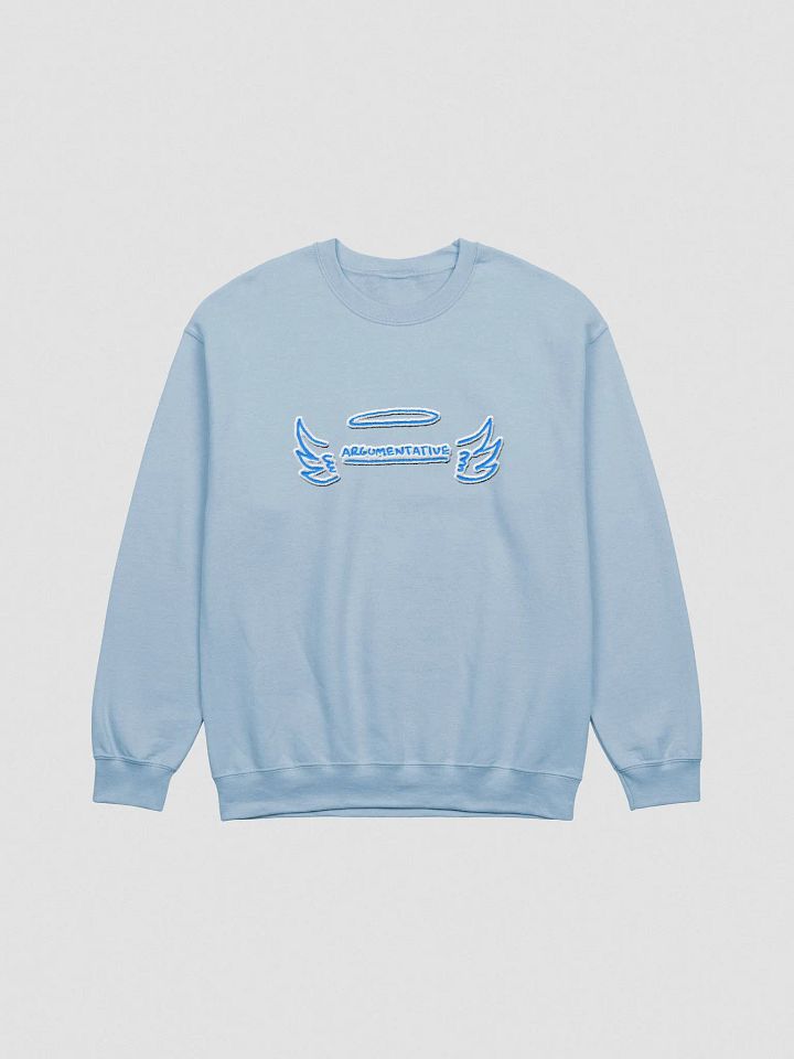 ANGELIC (lg. aqua bubble design) embroidered crewneck product image (7)