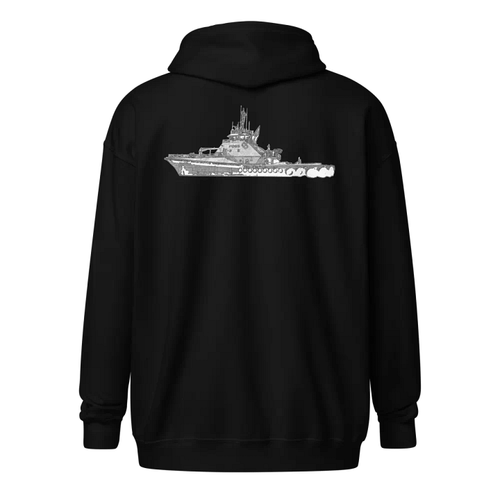 FOSS Tugboat Sketch Zip Hoodie product image (1)