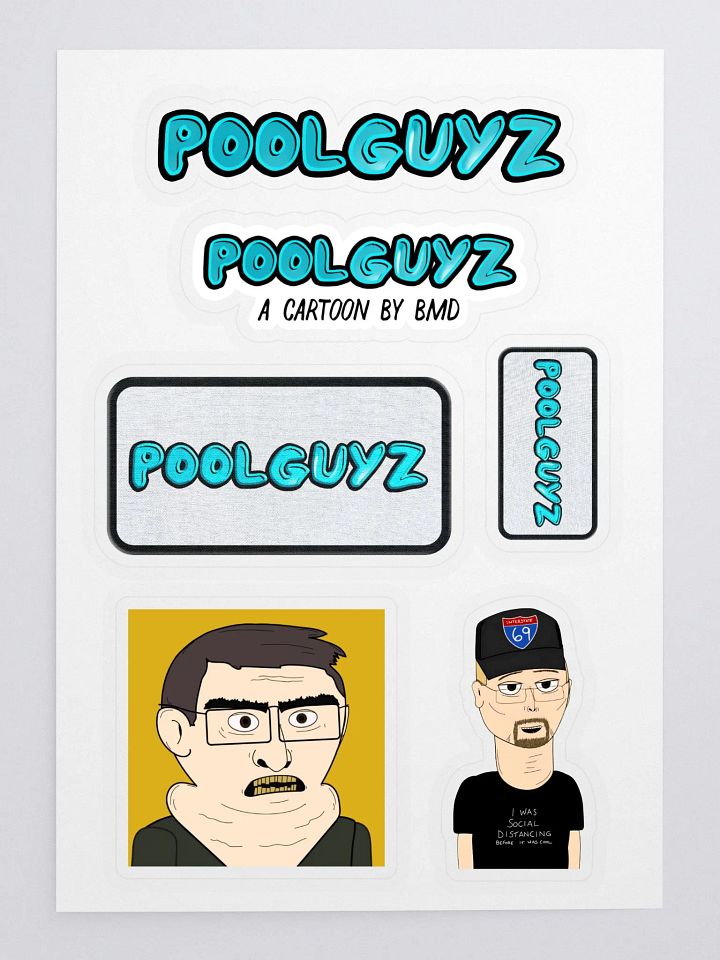 Pool Guyz Sticker Sheet product image (1)