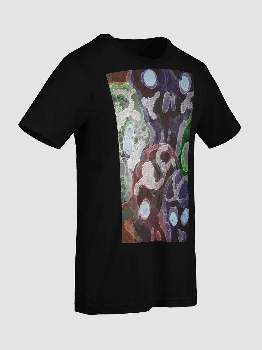 Sugar Skulls Dia de Lost Muertos Ink ARt Fluid Organic Abstract T-Shirt product image (7)