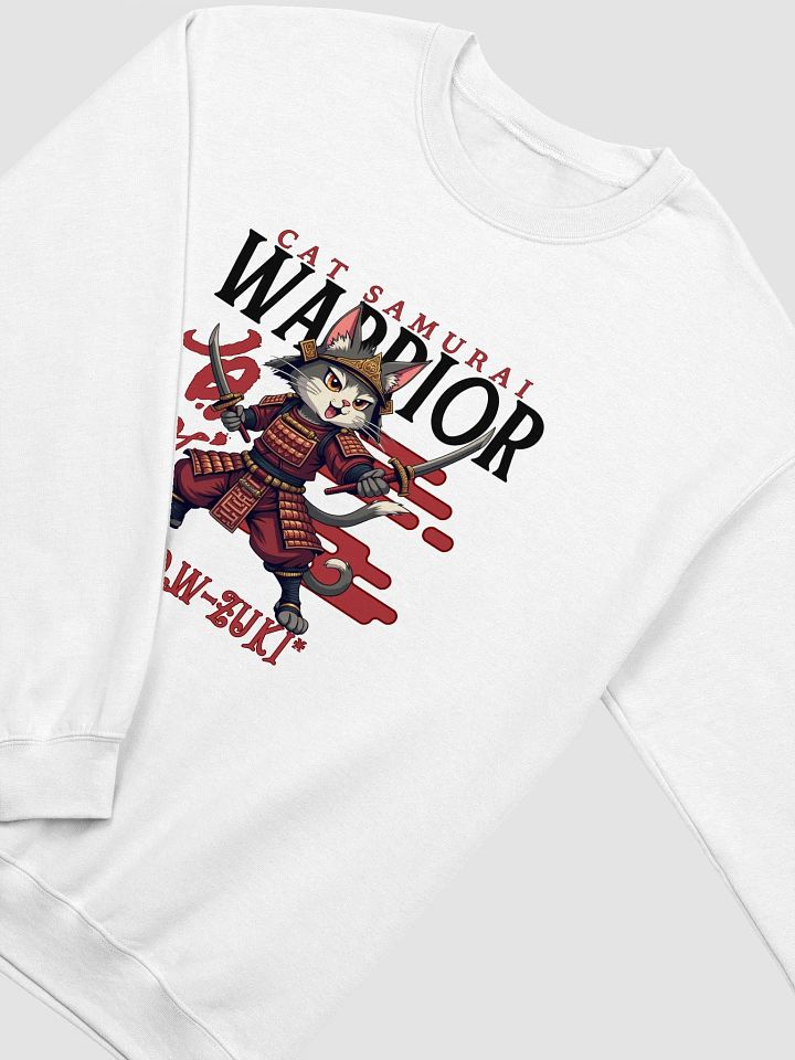 Meow-zuki Samurai Cat Crewneck Sweatshirt product image (11)