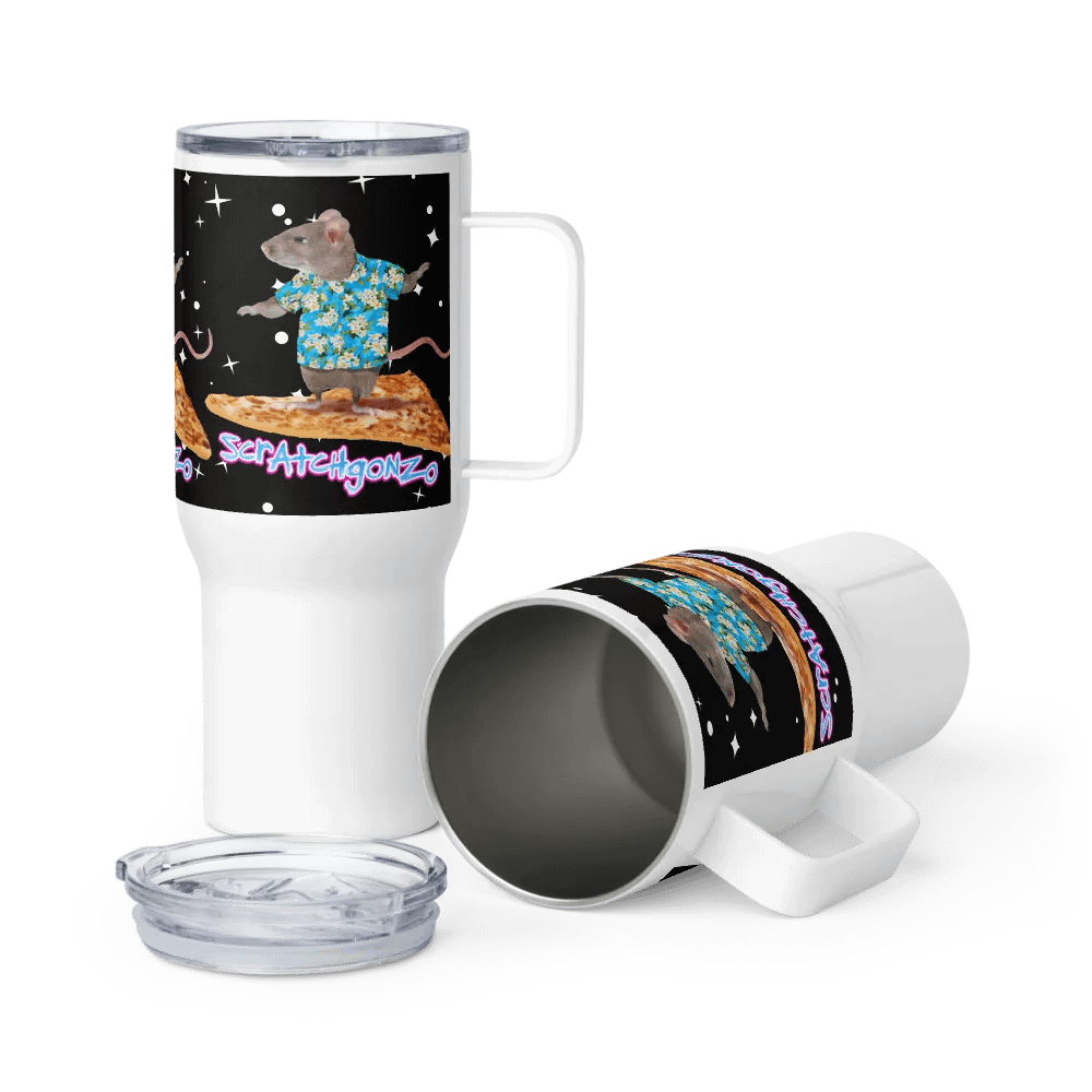 Pizza Mouse Thermal Travel Mug product image (6)