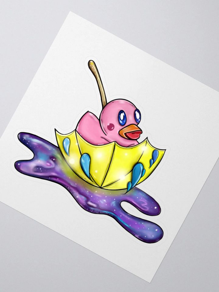 Dirby Duckus the Galactic Umbrella Warrior Sticker product image (2)