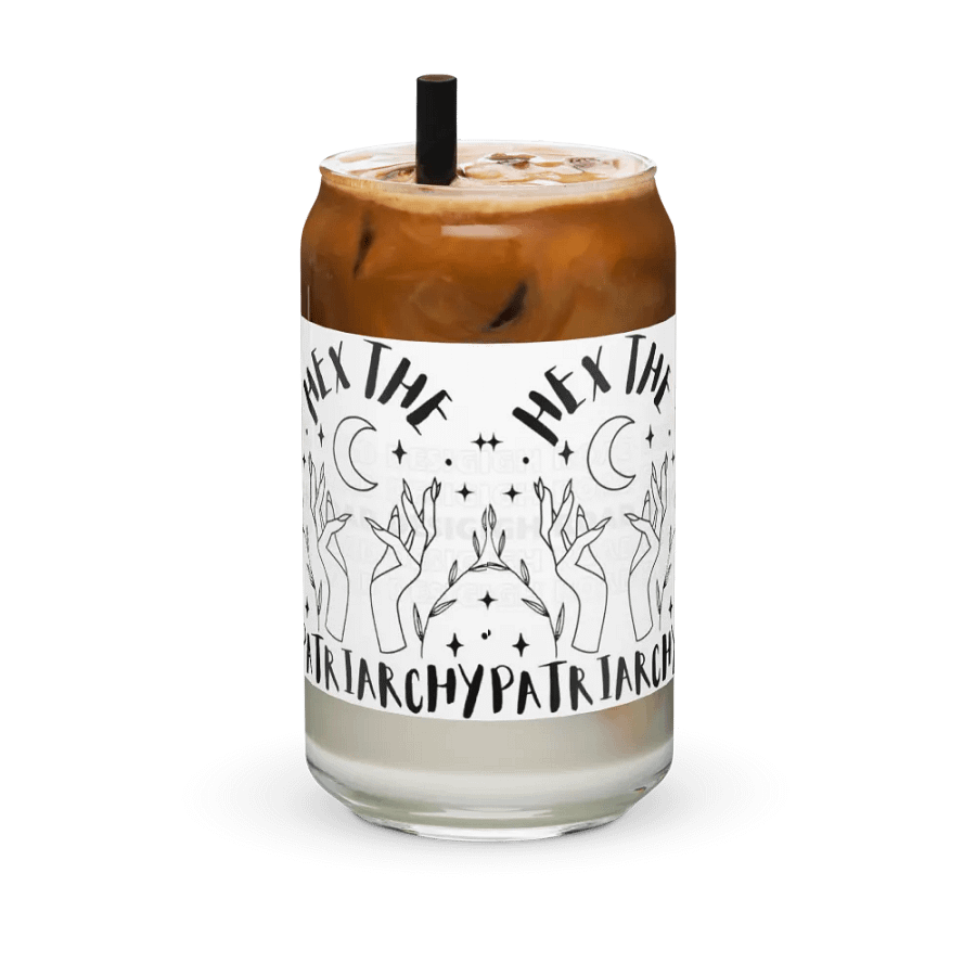 Hex The Patriarchy glass cup product image (41)