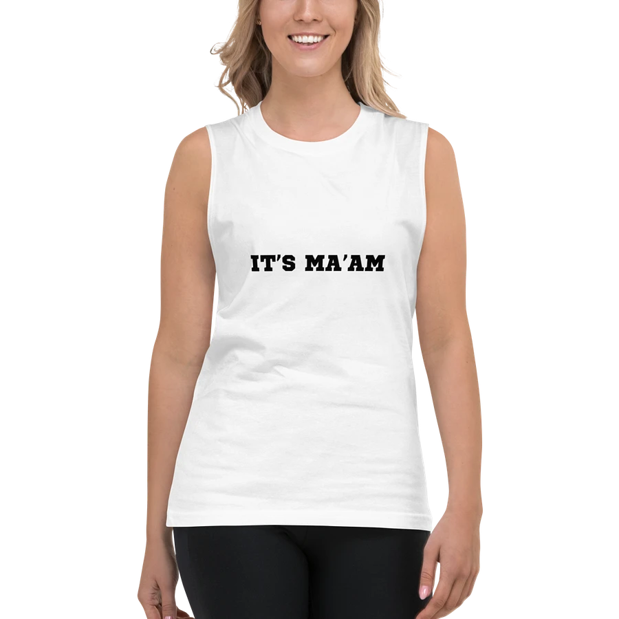 IT'S MA'AM UNISEX MUSCLE TEE product image (5)