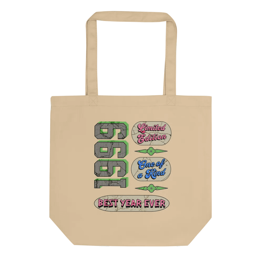 Best Year Ever 1999 Limited Edition Vintage-Inspired Slogan Tote Bag product image (1)