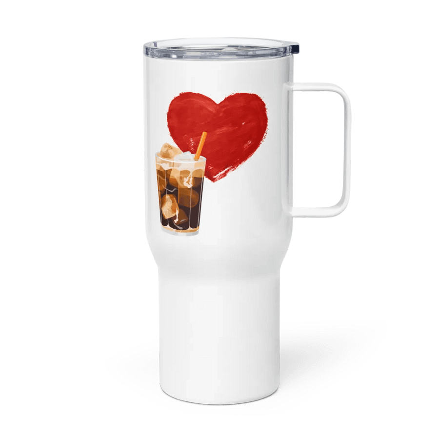 I Heart Iced Coffee Travel Mug product image (4)