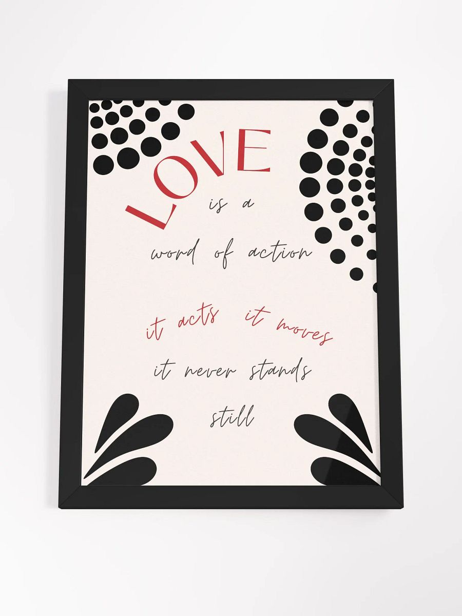Dynamic Love Action Framed Poster product image (4)