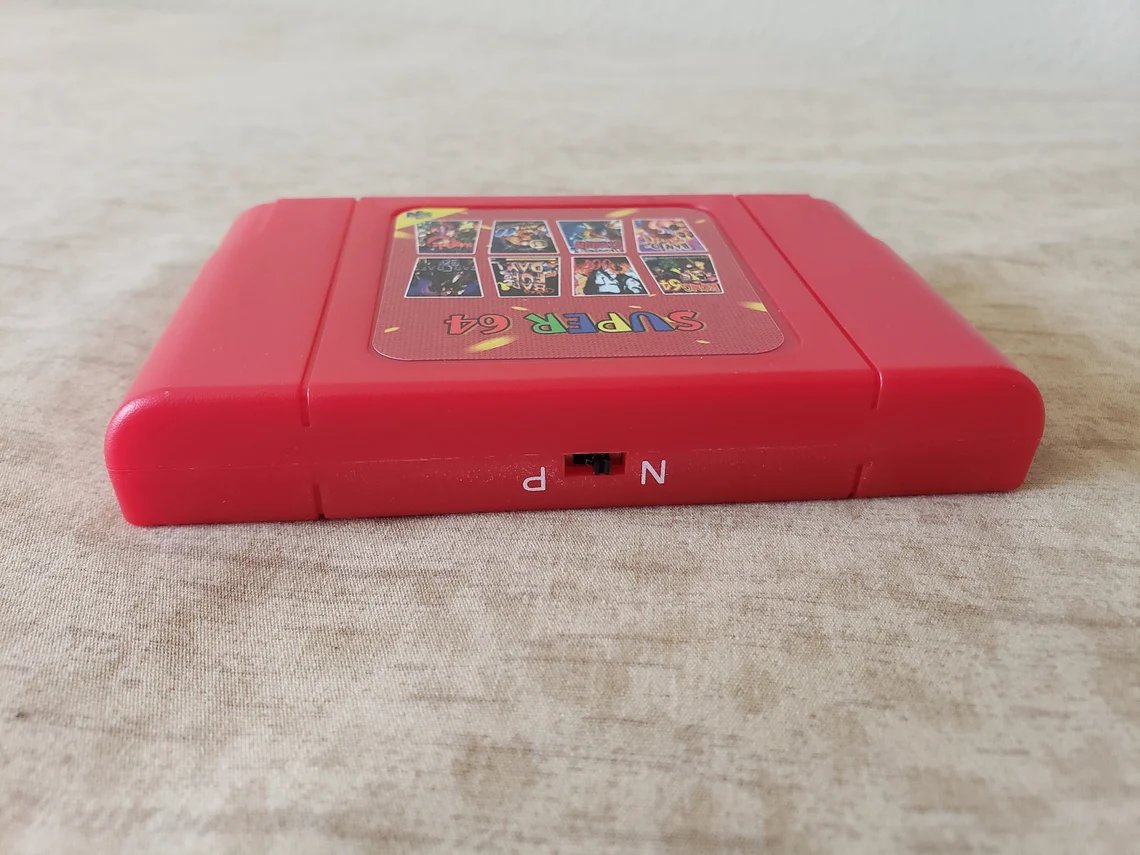 Super 64 Retro N64 Game Cart - 590 in 1 Nintendo Cartridge USA/EUR/Japan - Video Gaming product image (7)