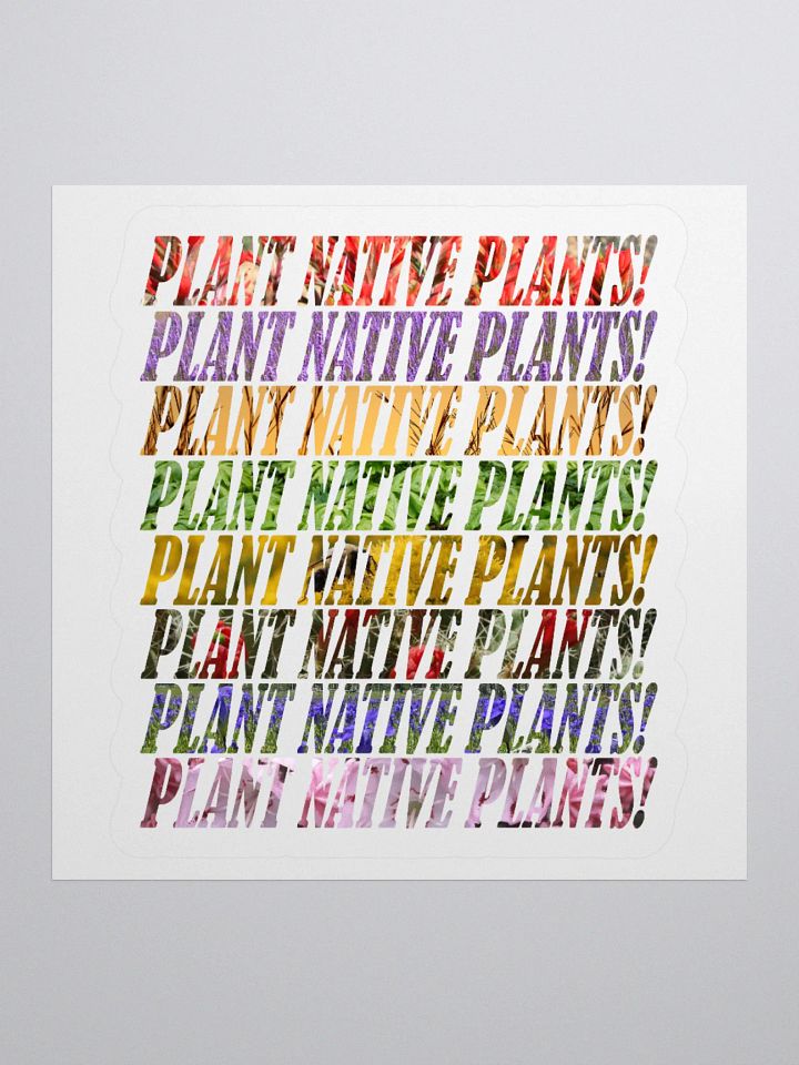 Plant Native Plants Sticker product image (3)