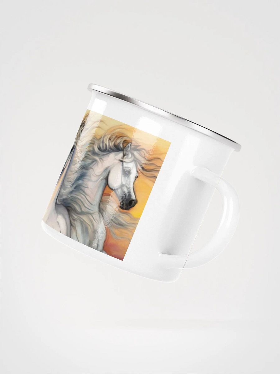 Sunset Horses Enamel Mug product image (3)